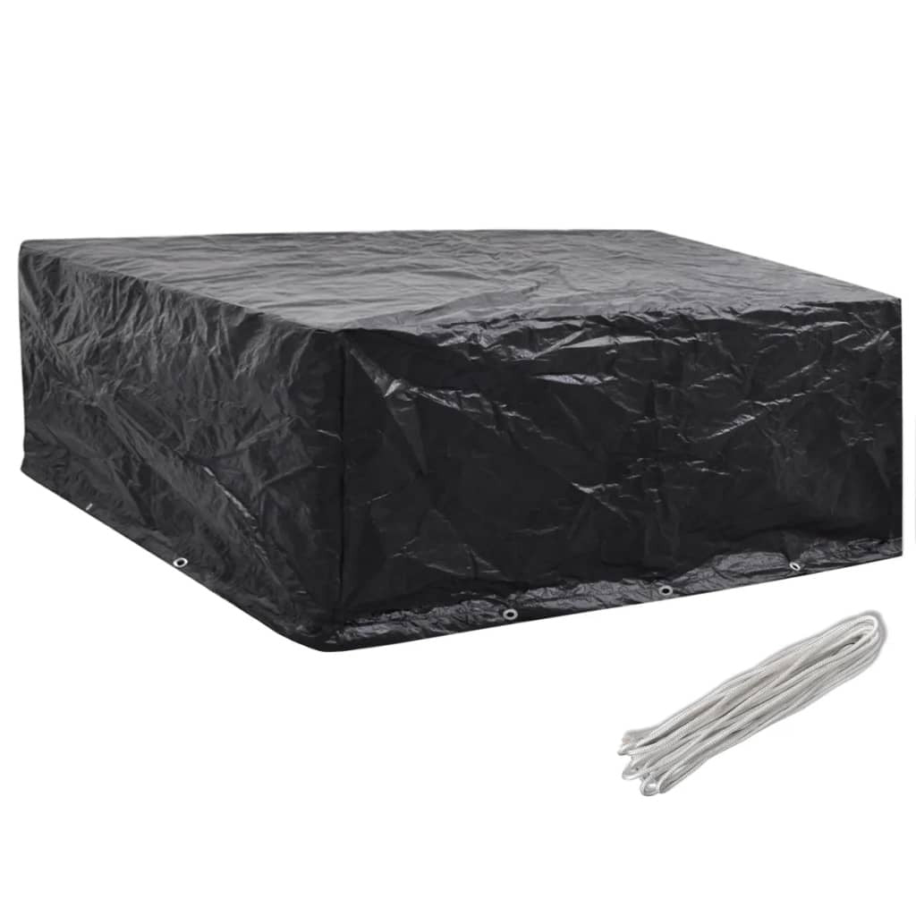 Garden Furniture Covers 2pcs Waterproof 260x260x90cm Rattan Set Protector UV