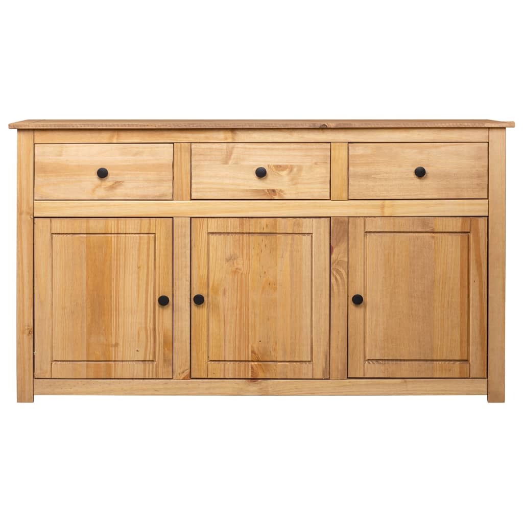 Sideboard Panama Range 3 Drawer 3 Door Solid Pine Wood Storage Cabinet
