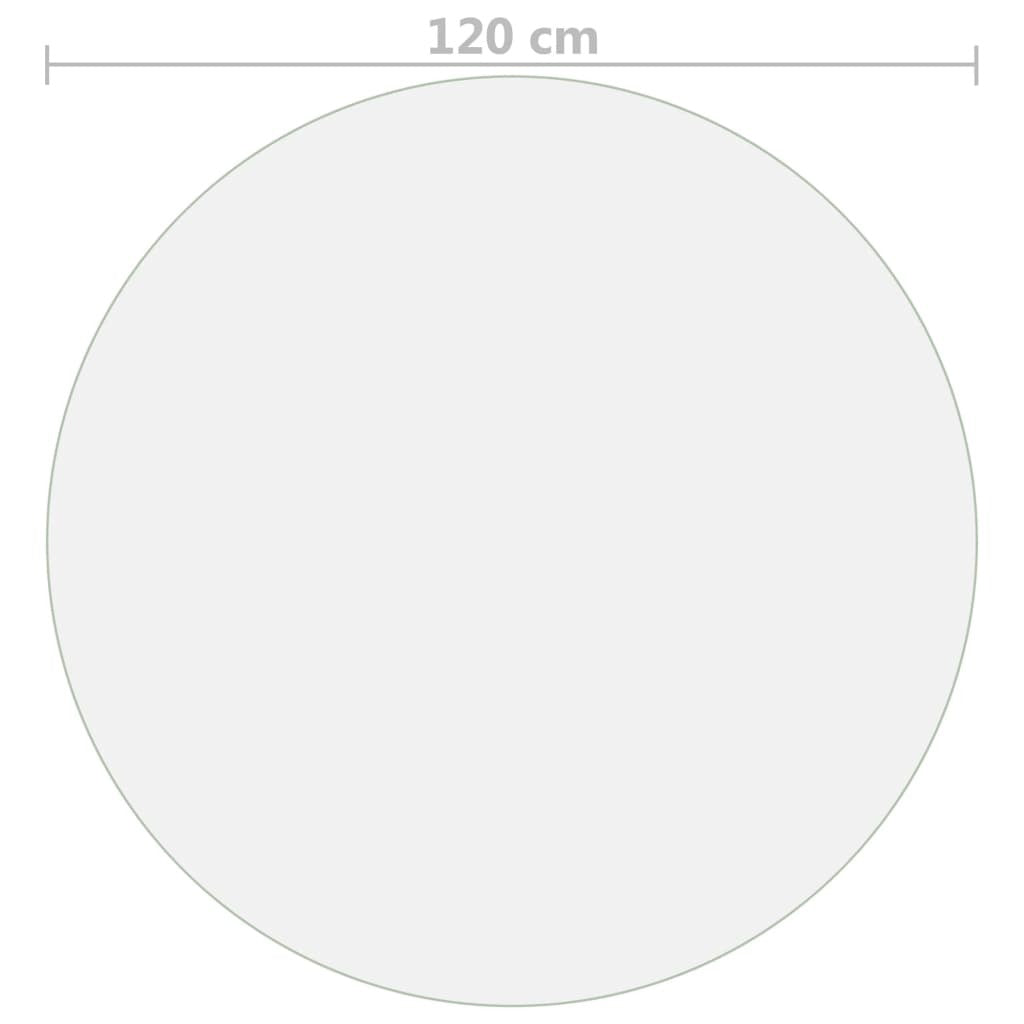 Table Protector Transparent Ã˜ 120 cm 1.6 mm PVC