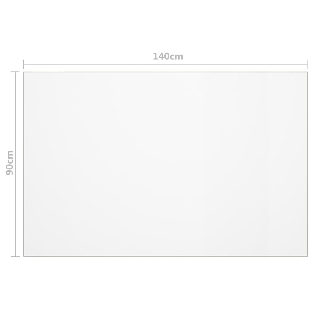 Table Protector Transparent 140x90 cm 1.6 mm PVC