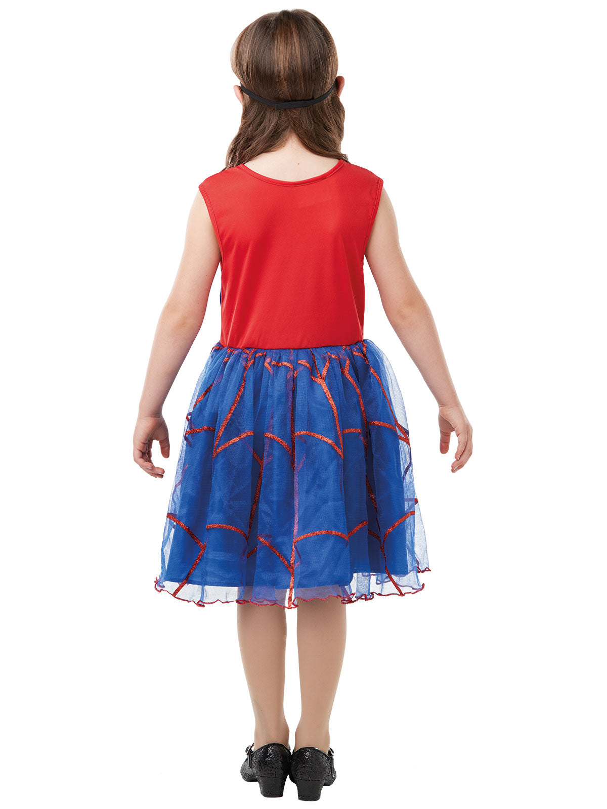 Spider Girl Costume for Kids Tutu Dress with Eye Mask Superhero Outfit