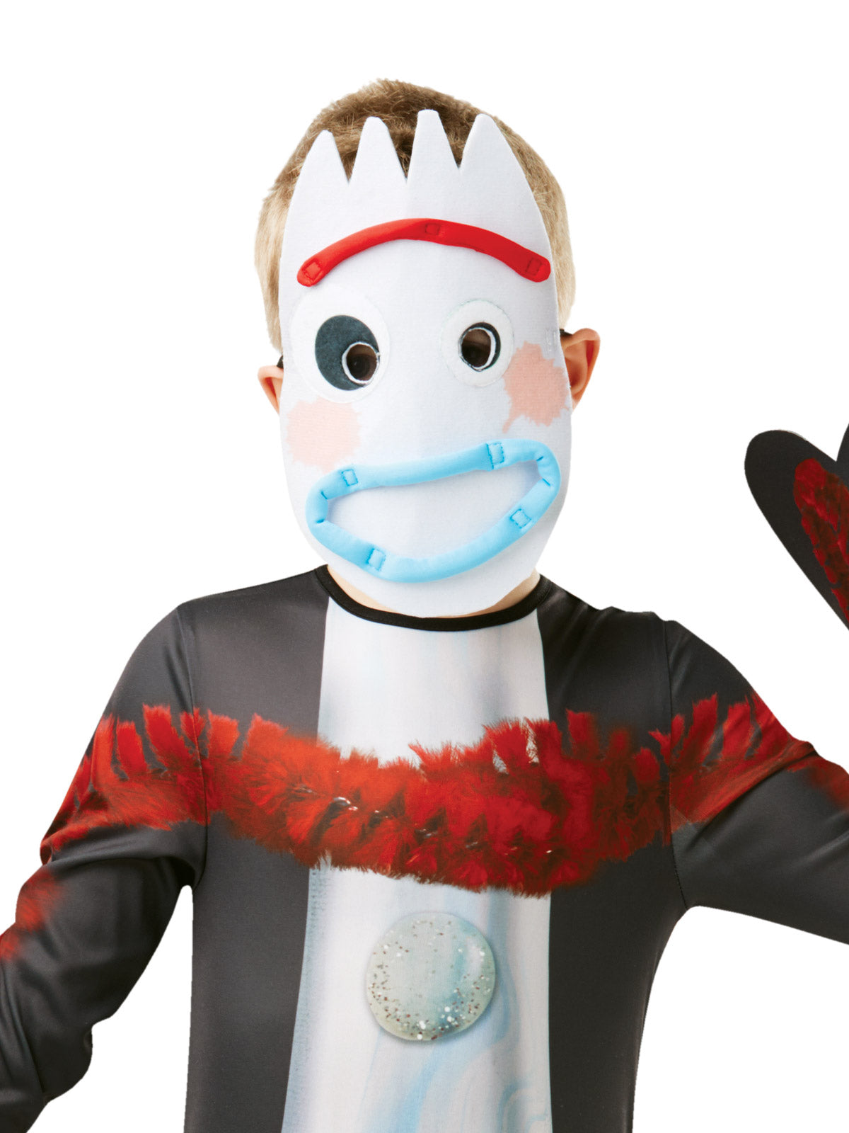 Forky Toy Story 4 Kids Costume with Printed Jumpsuit Gloves Mask and Foot Covers