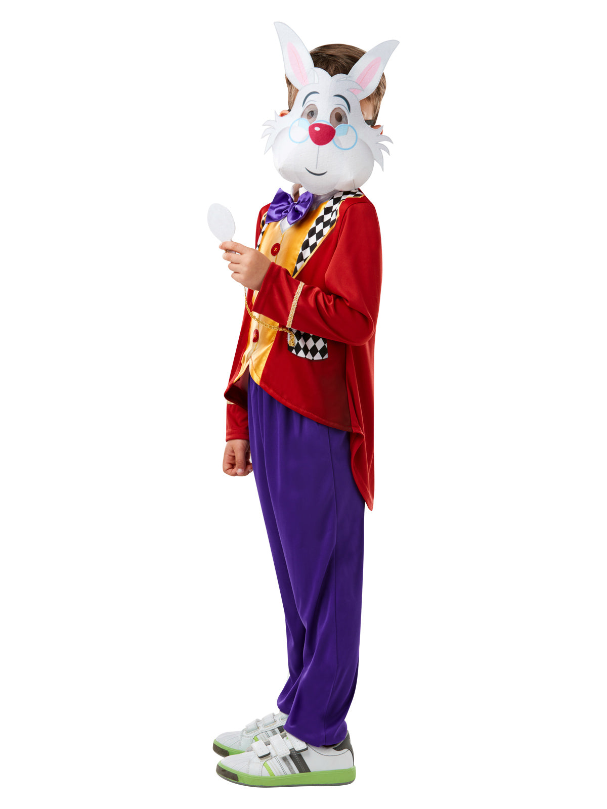 Disney Alice in Wonderland White Rabbit Costume for Kids with Mask