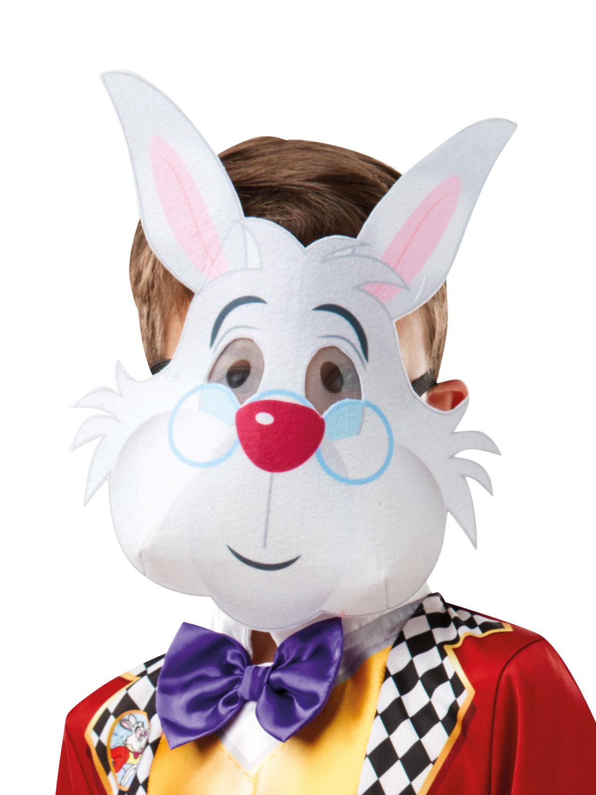 Disney Alice in Wonderland White Rabbit Costume for Kids with Mask
