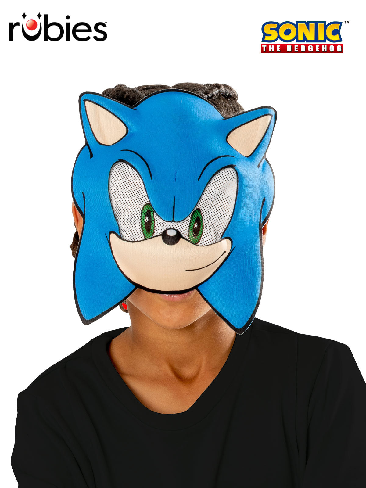 Sonic Half Mask for Kids EVA Foam with Strap Video Game Character Costume