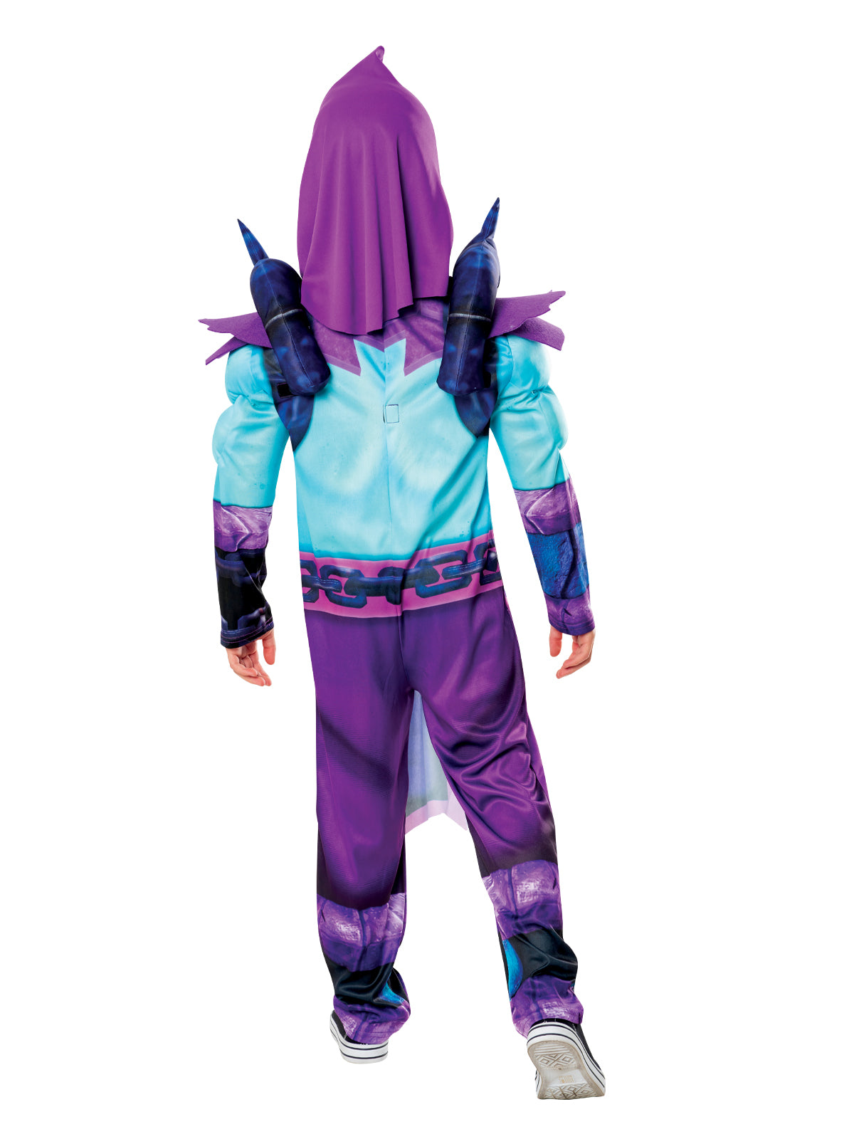 Child Skeletor Costume with EVA Mask Muscle Jumpsuit and Shoulder Armor