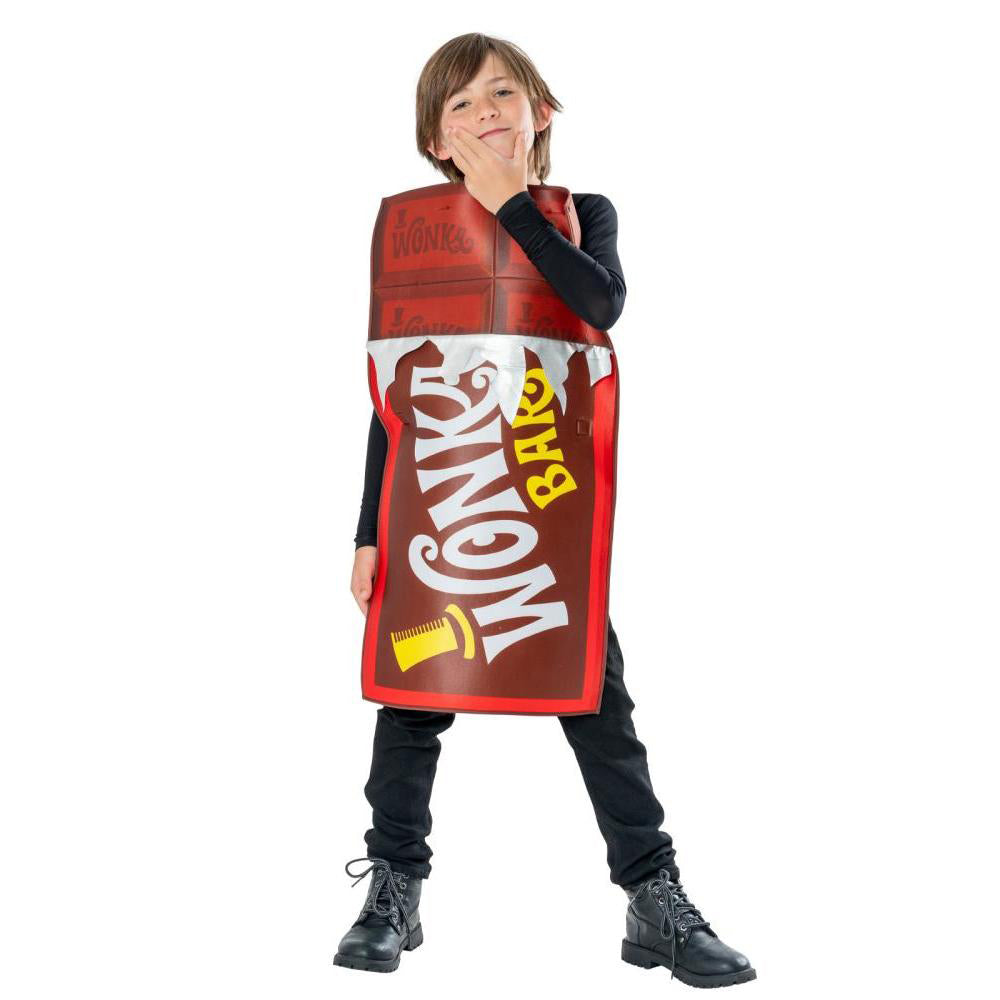 Willy Wonka Chocolate Bar Costume Tabard for Kids