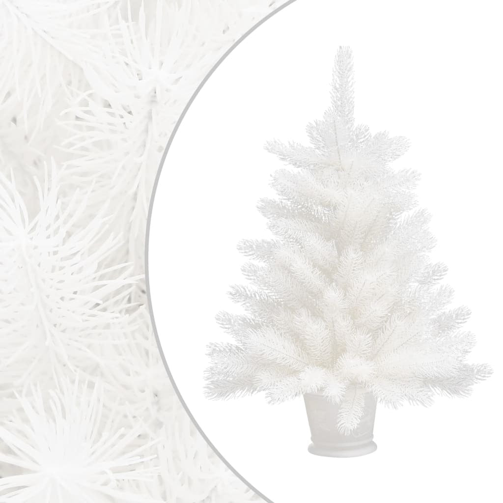 Artificial Pre-lit Christmas Tree White 65 cm
