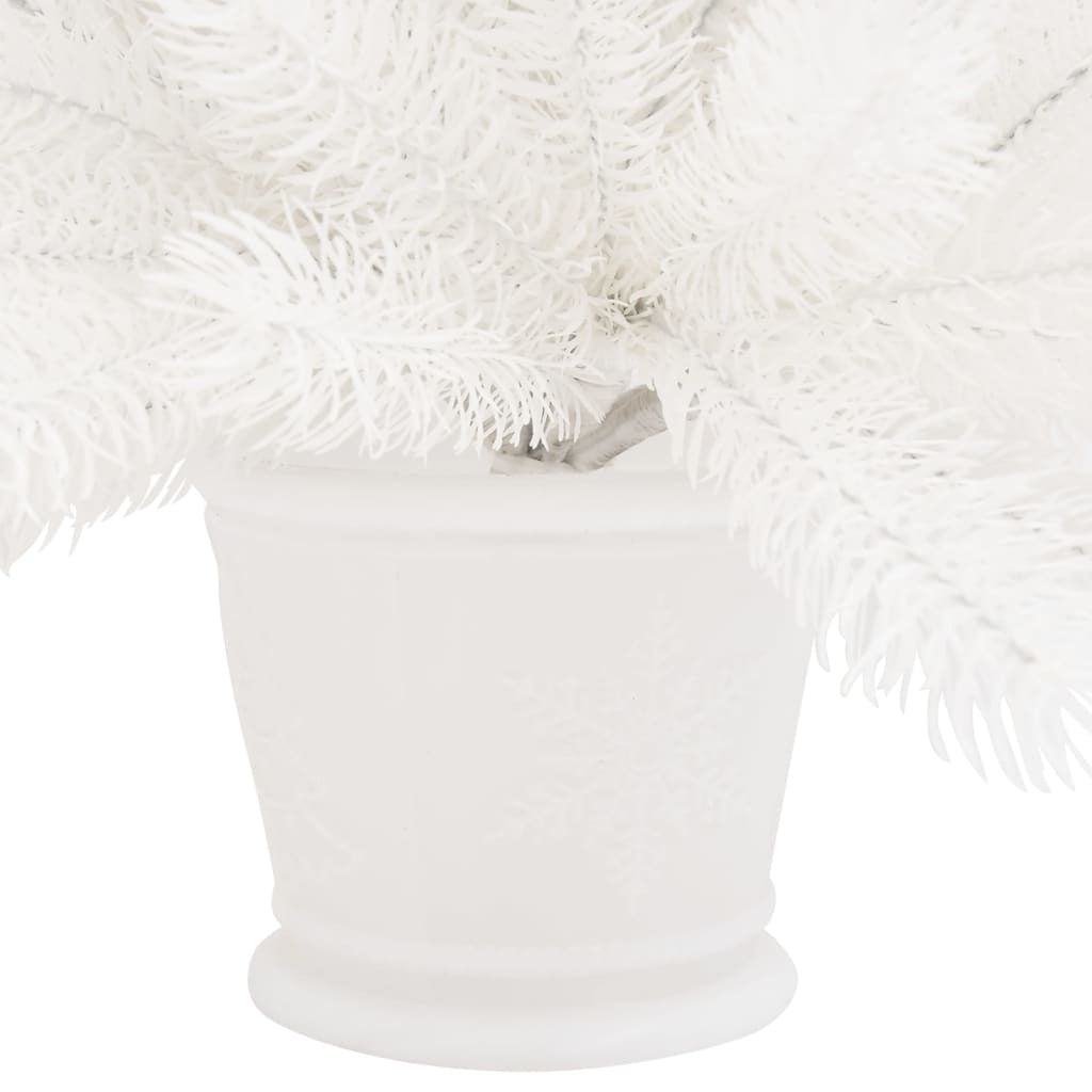 Artificial Pre-lit Christmas Tree White 65 cm