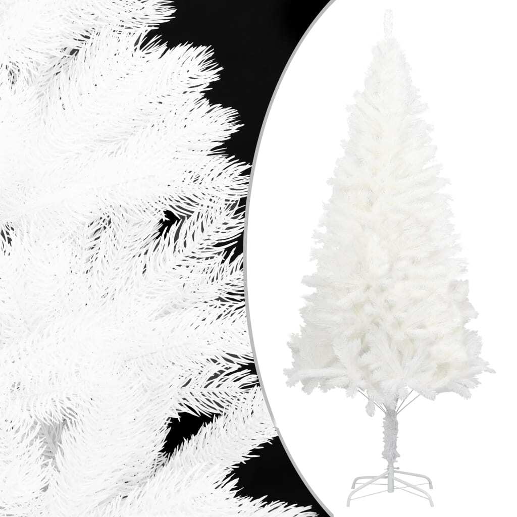 Artificial Pre-lit Christmas Tree White 150 cm