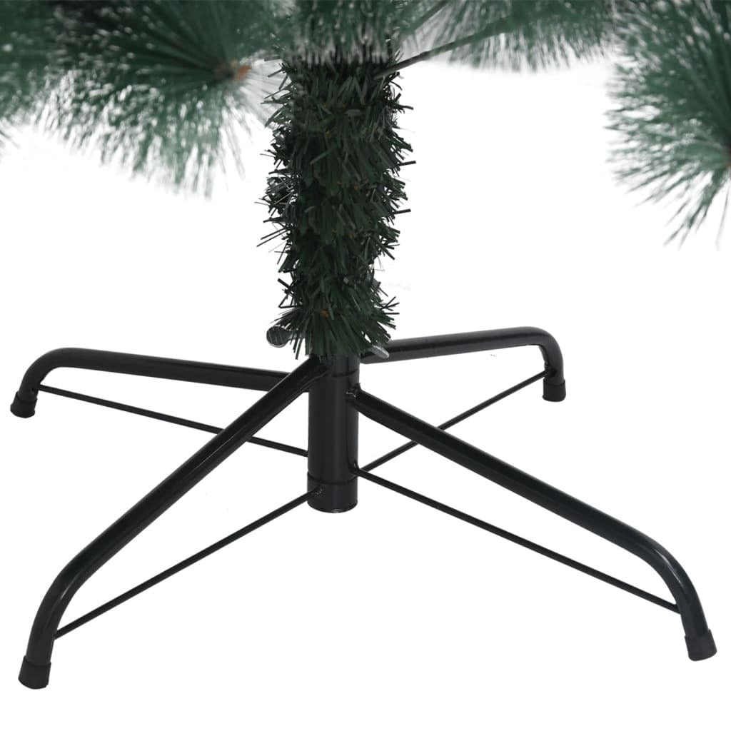 Artificial Pre-lit Christmas Tree with Stand Green 210 cm PET