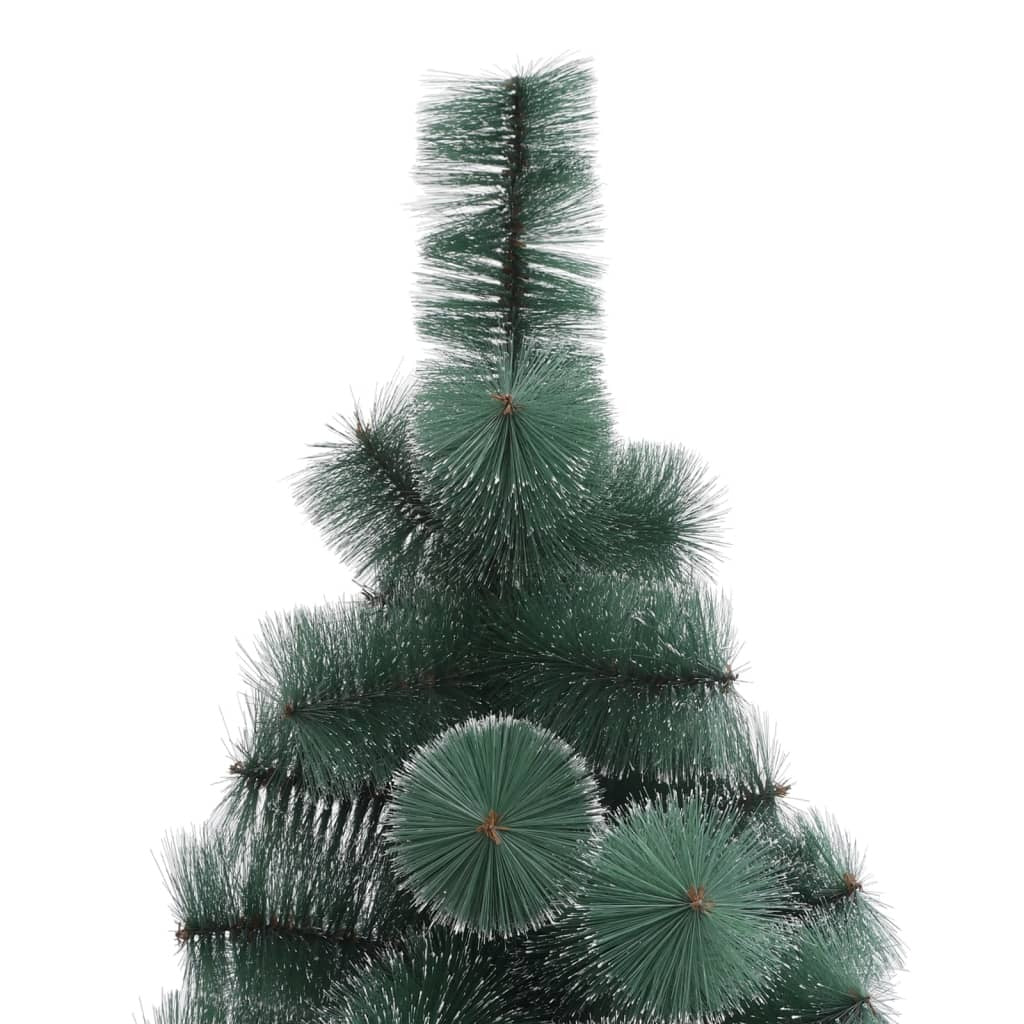 Artificial Pre-lit Christmas Tree with Stand Green 210 cm PET