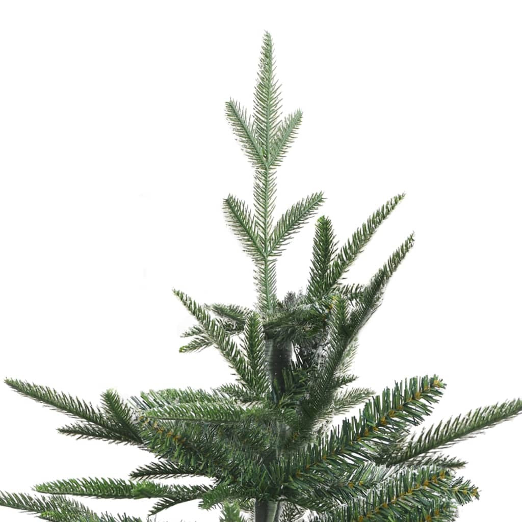 Artificial Pre-lit Christmas Tree Green 210 cm PVC&PE