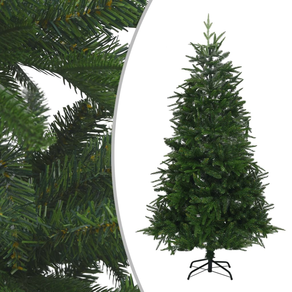 Artificial Christmas Tree LEDs&Ball Set Green 180 cm PVC&PE