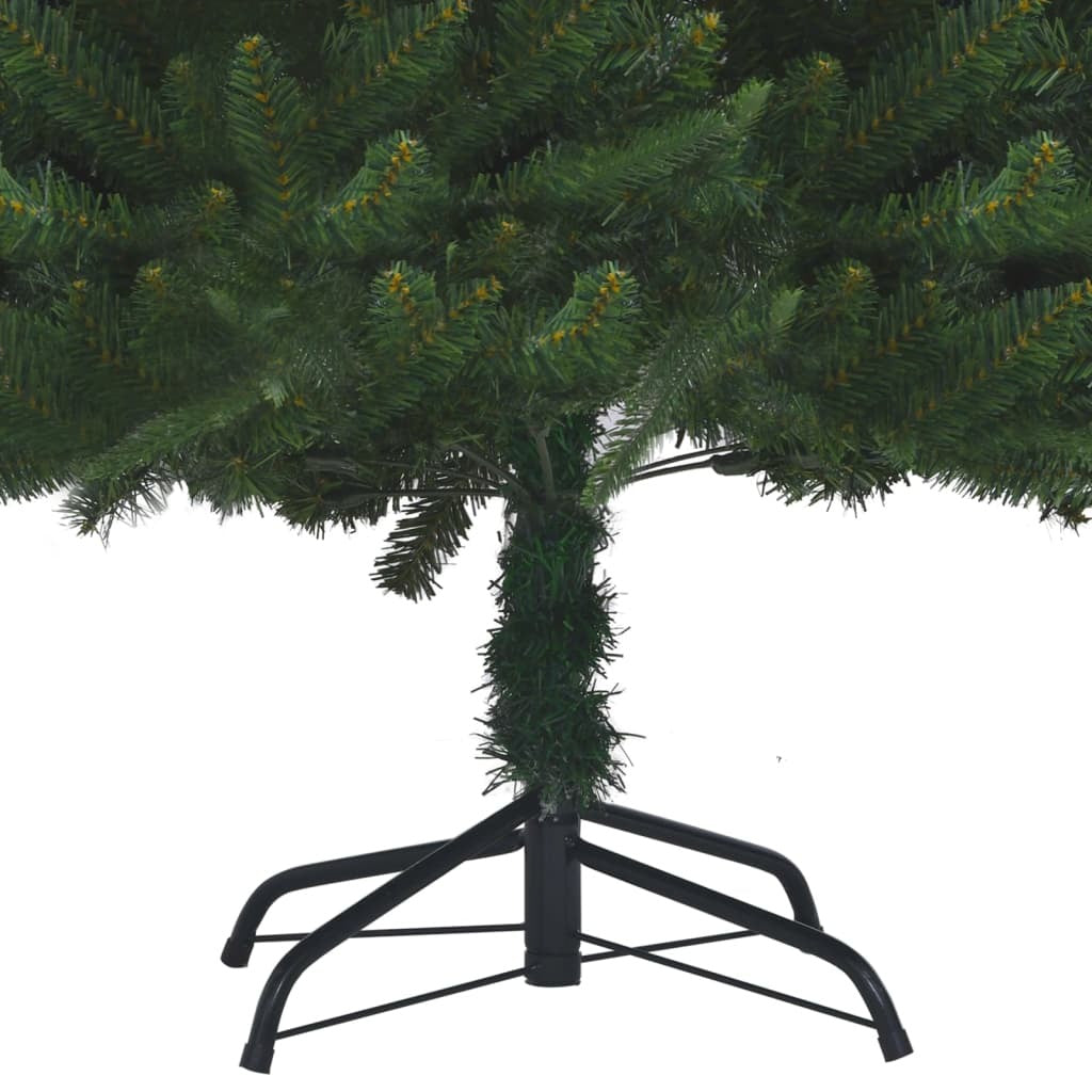 Artificial Christmas Tree LEDs&Ball Set Green 240 cm PVC&PE