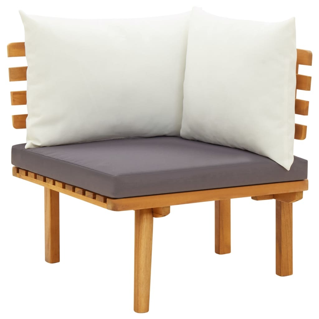 8 Piece Garden Lounge Set with Cushions Sofa Outdoor Solid Acacia Wood