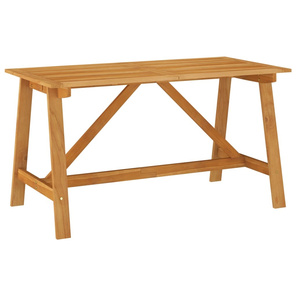 Garden Dining Table Solid Acacia Wood Oil Finish Indoor Outdoor Furniture