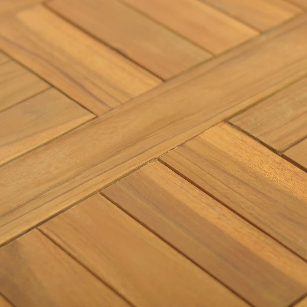 Square Table Top 40x40x2.5 cm Solid Wood Teak