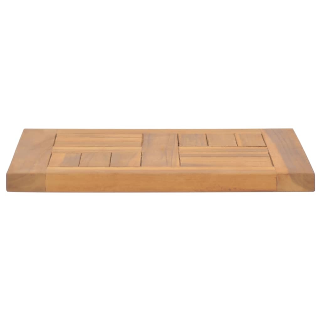 Square Table Top 40x40x2.5 cm Solid Wood Teak