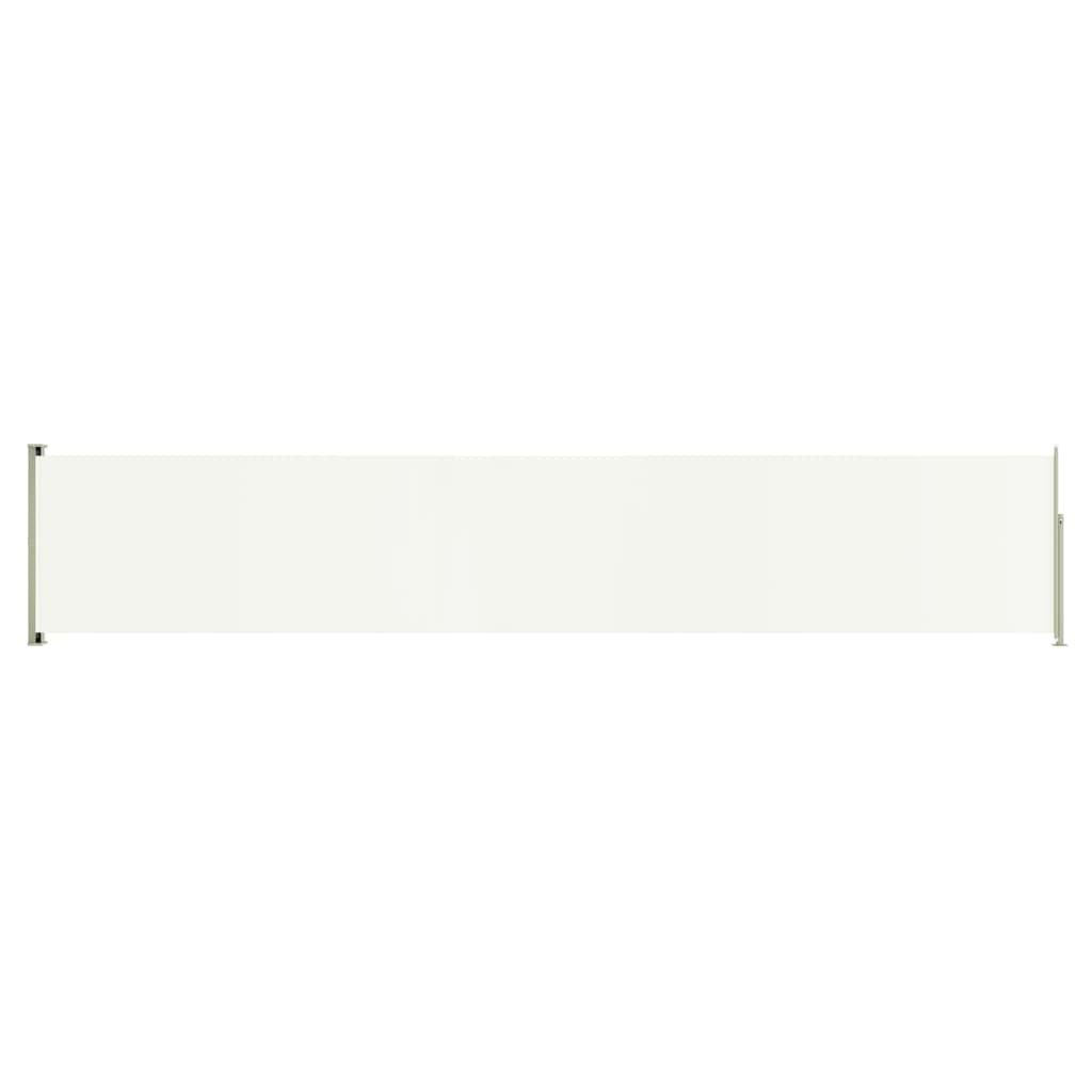 Patio Retractable Side Awning 117x600 cm Cream