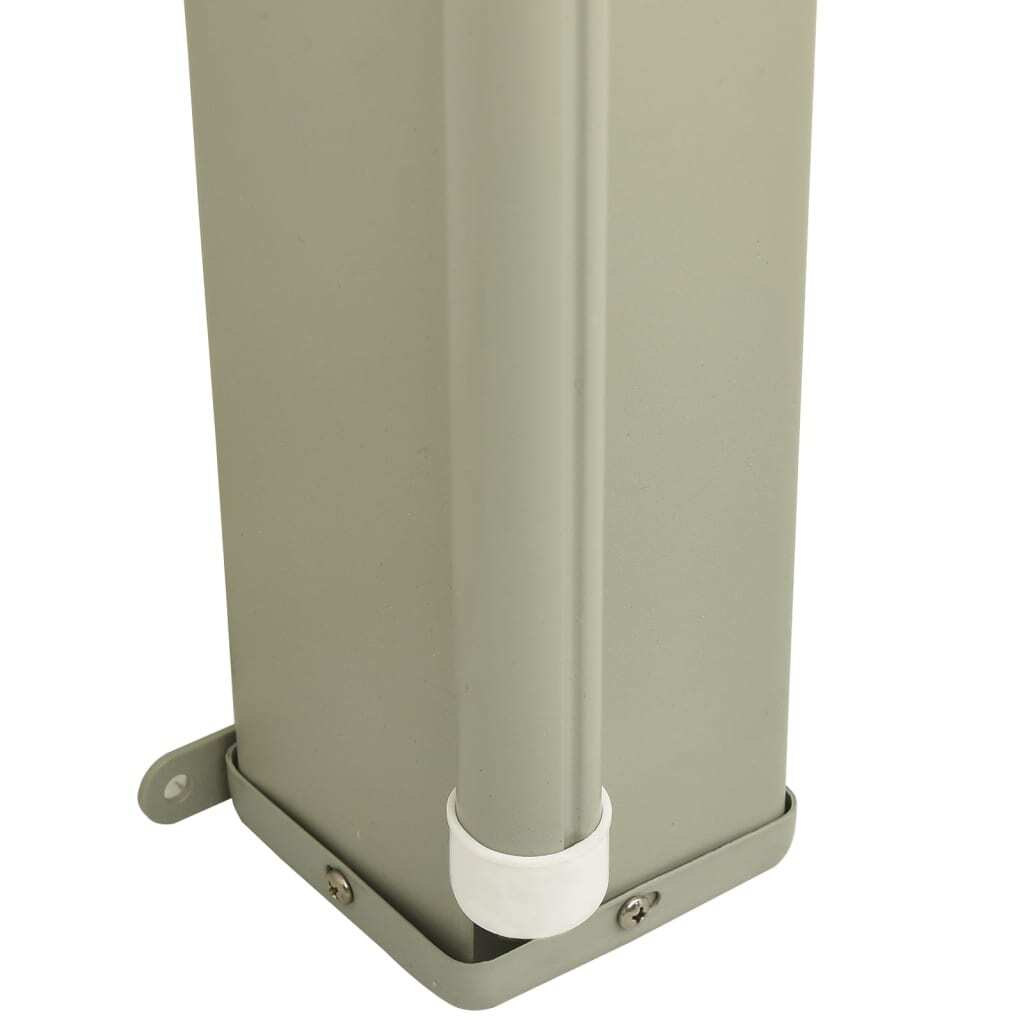 Patio Retractable Side Awning 117x600 cm Cream