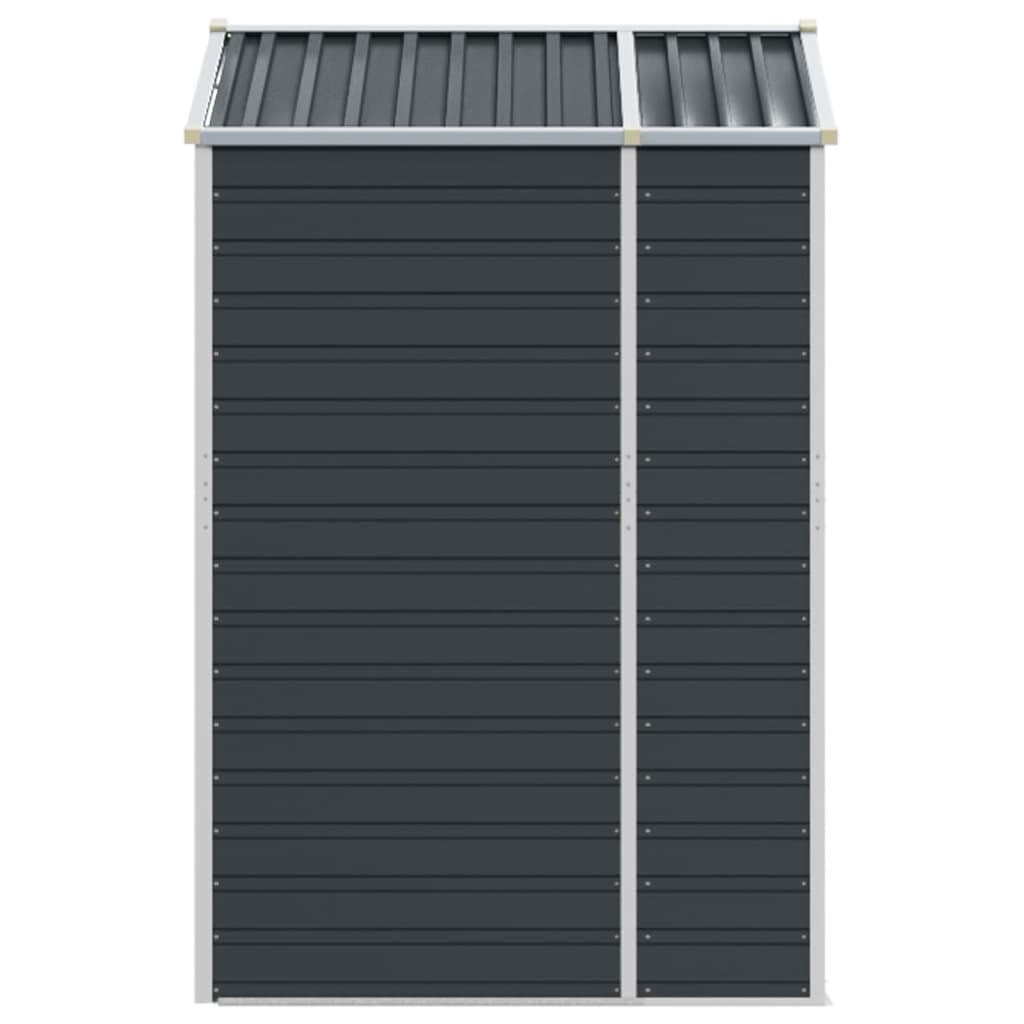Garden Shed Outdoor Storage Tool House Lockable Galvanised Steel Anthracite