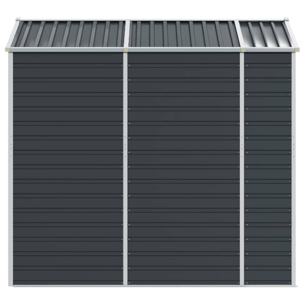 Garden Shed Outdoor Storage Tool House Lockable Galvanised Steel Anthracite