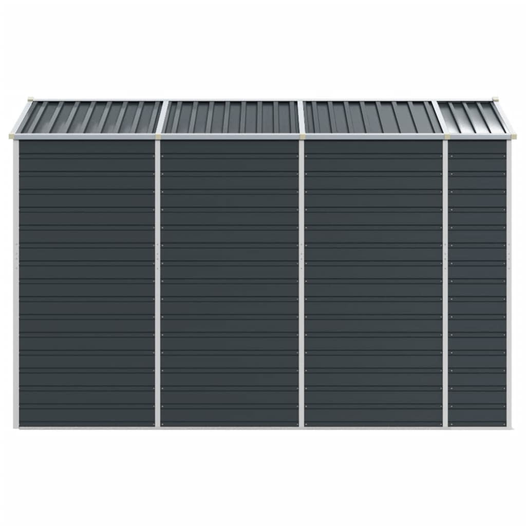 Garden Shed Outdoor Storage Tool House Lockable Galvanised Steel Anthracite