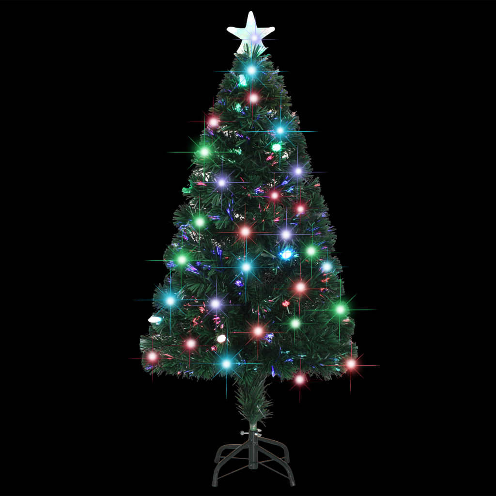 Pre-lit Christmas Tree with Stand 120 cm 135 Branches