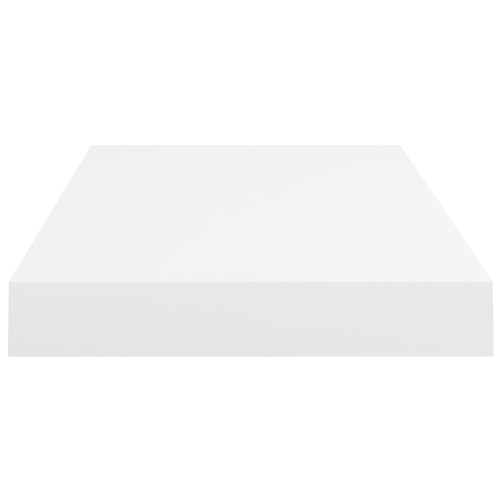 Floating Wall Shelves 2 pcs White 50x23x3.8 cm MDF