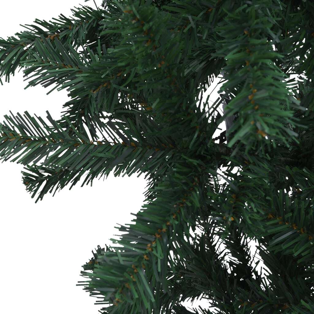 Upside-down Artificial Christmas Tree with Stand Green 180 cm