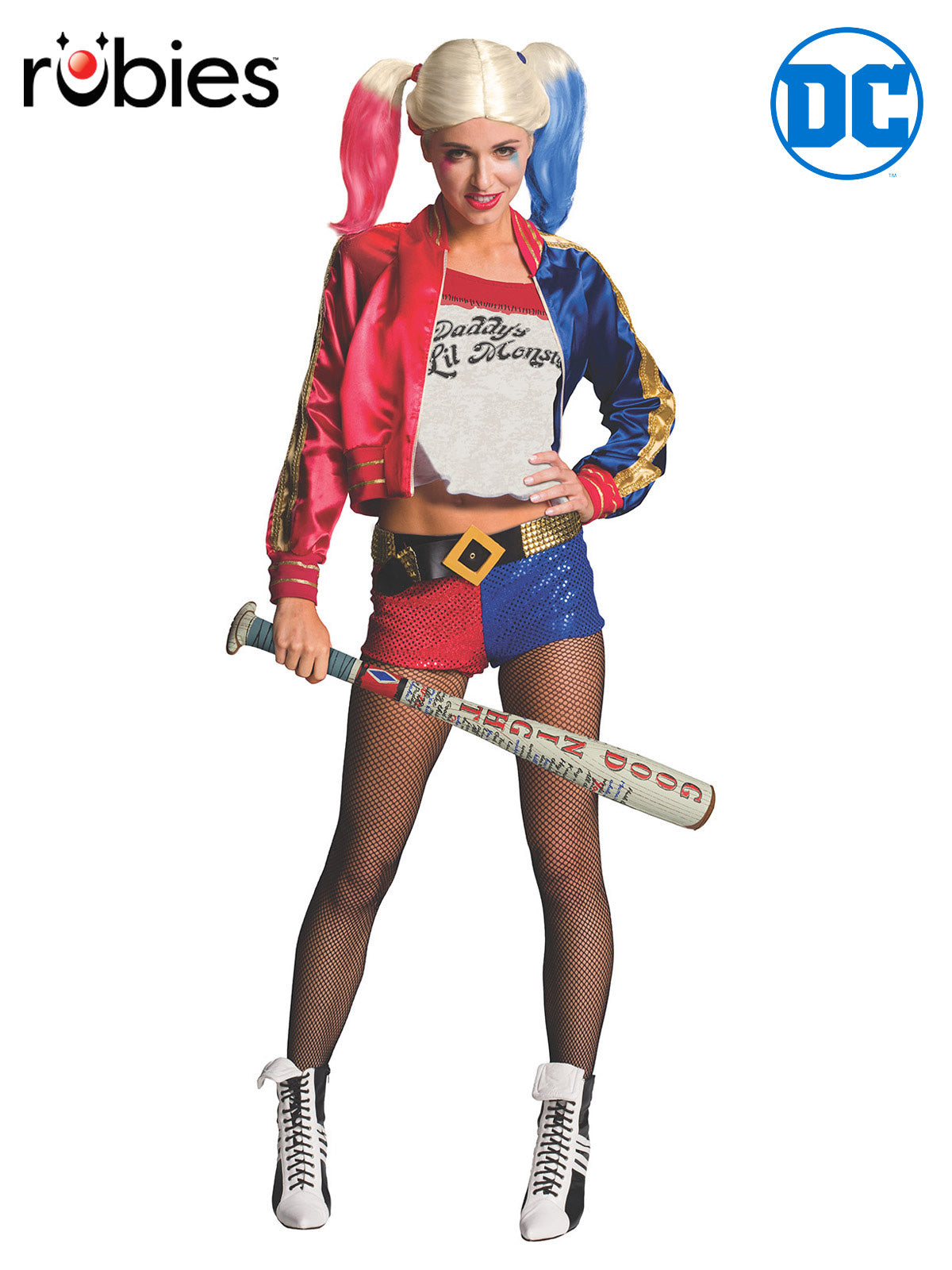 Harley Quinn 76cm Inflatable Bat Toy Weapon with “Good Night” Print