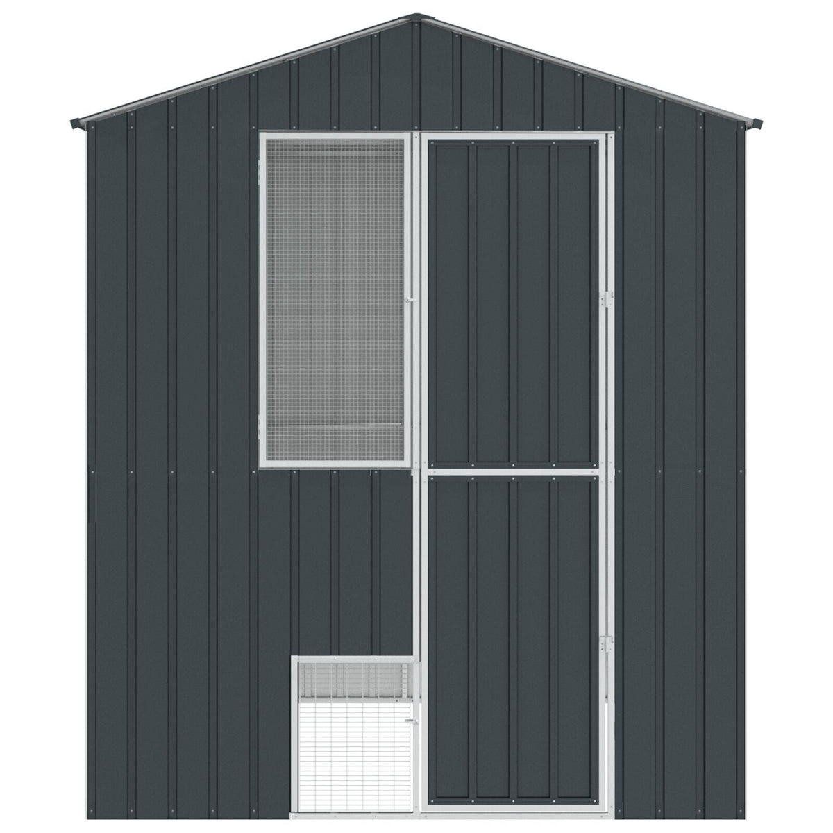 Bird Cage Galvanised Steel Outdoor Anthracite 215x210x247cm