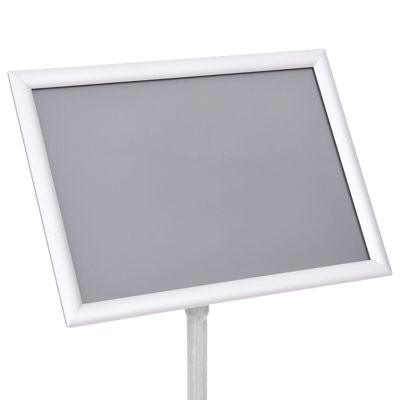 Poster Stands 2 pcs Silver 32.7 x 24 x 108 cm Aluminium