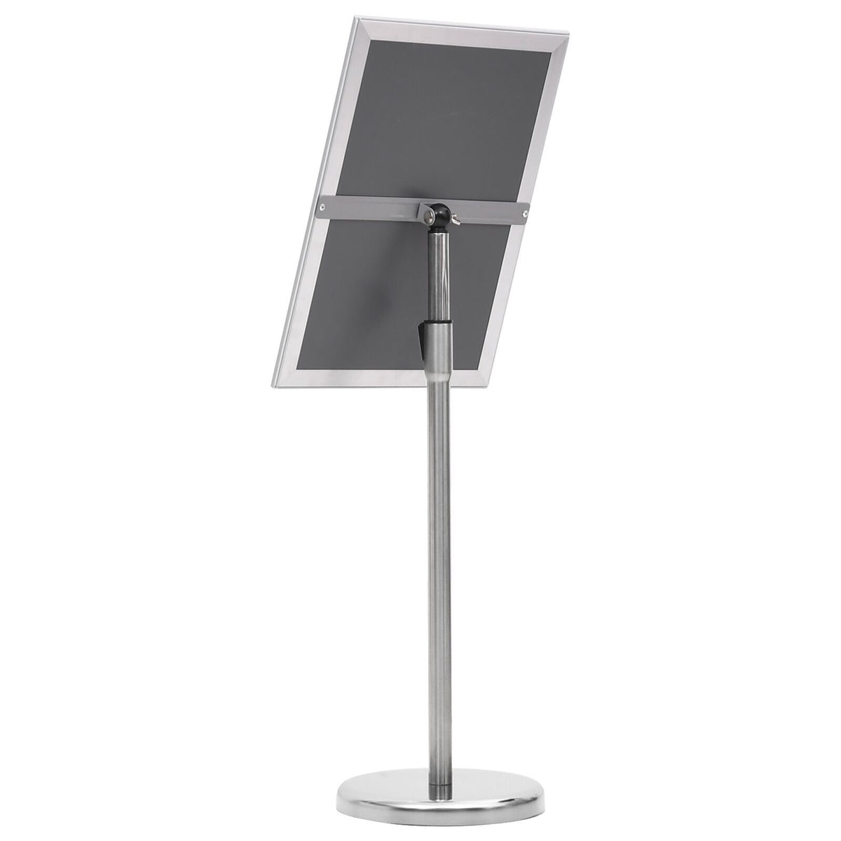 Poster Stands 2 pcs Silver 32.7 x 24 x 108 cm Aluminium