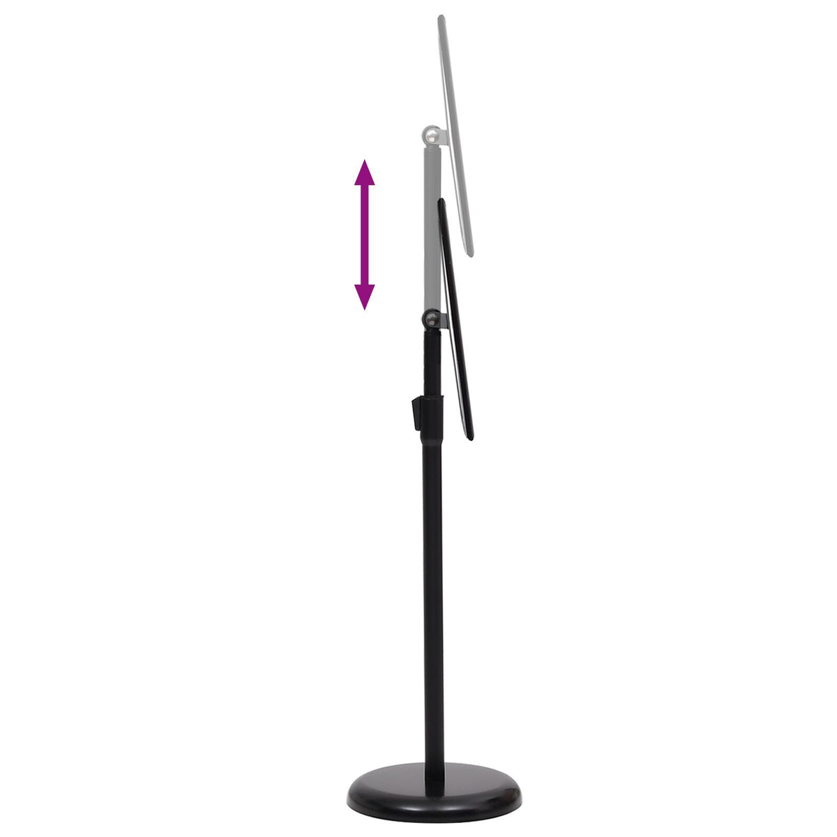 Poster Stands 2 pcs Black 32.7 x 24 x 108 cm Aluminium