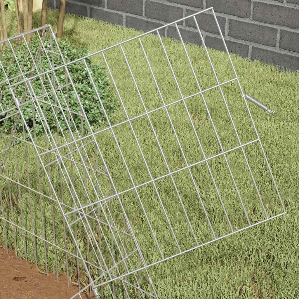 Chicken Cage Silver 215 x 55 x 55 cm Galvanised Steel