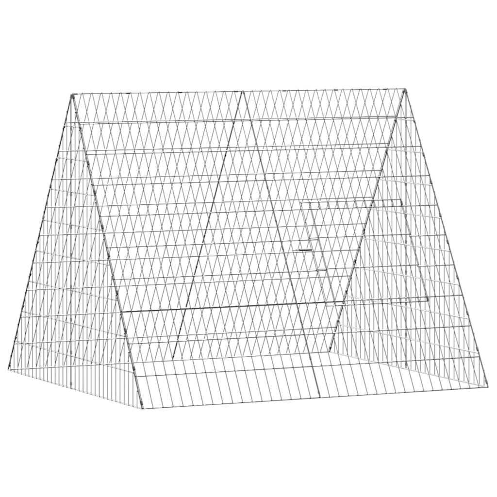 Chicken Cage Silver 110 x 100 x 85 cm Galvanised Steel