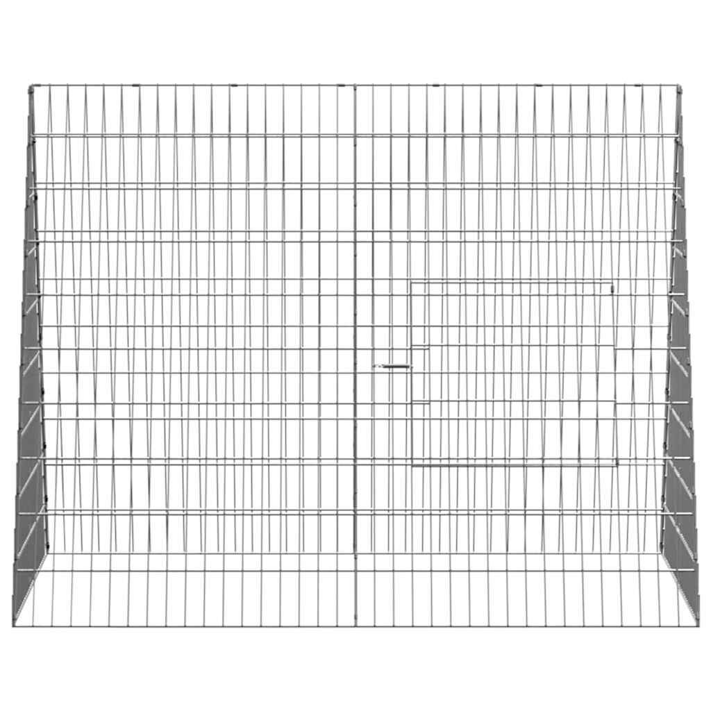 Chicken Cage Silver 110 x 100 x 85 cm Galvanised Steel