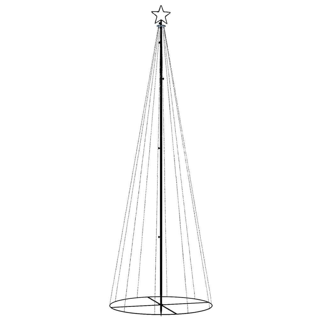 Christmas Cone Tree Cold White 310 LEDs 100x300 cm