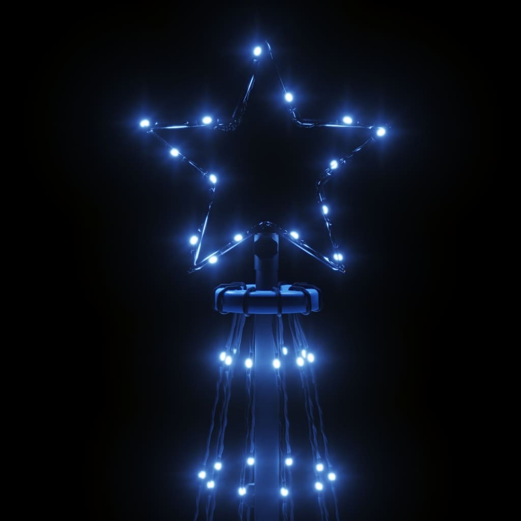 Christmas Cone Tree LED 310 Lights Indoor Outdoor Xmas Decor 100x300cm Blue