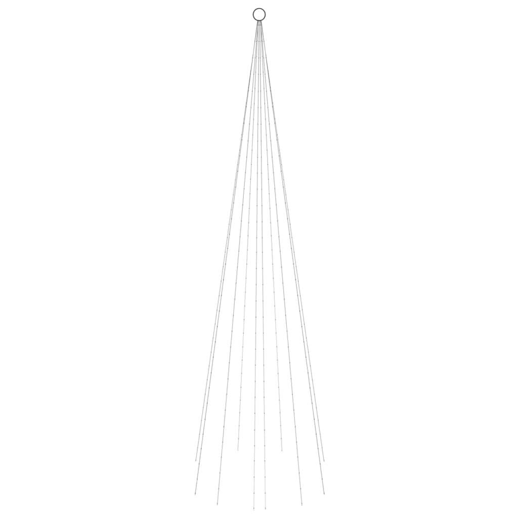 Christmas Tree on Flagpole Warm White 310 LEDs 300 cm