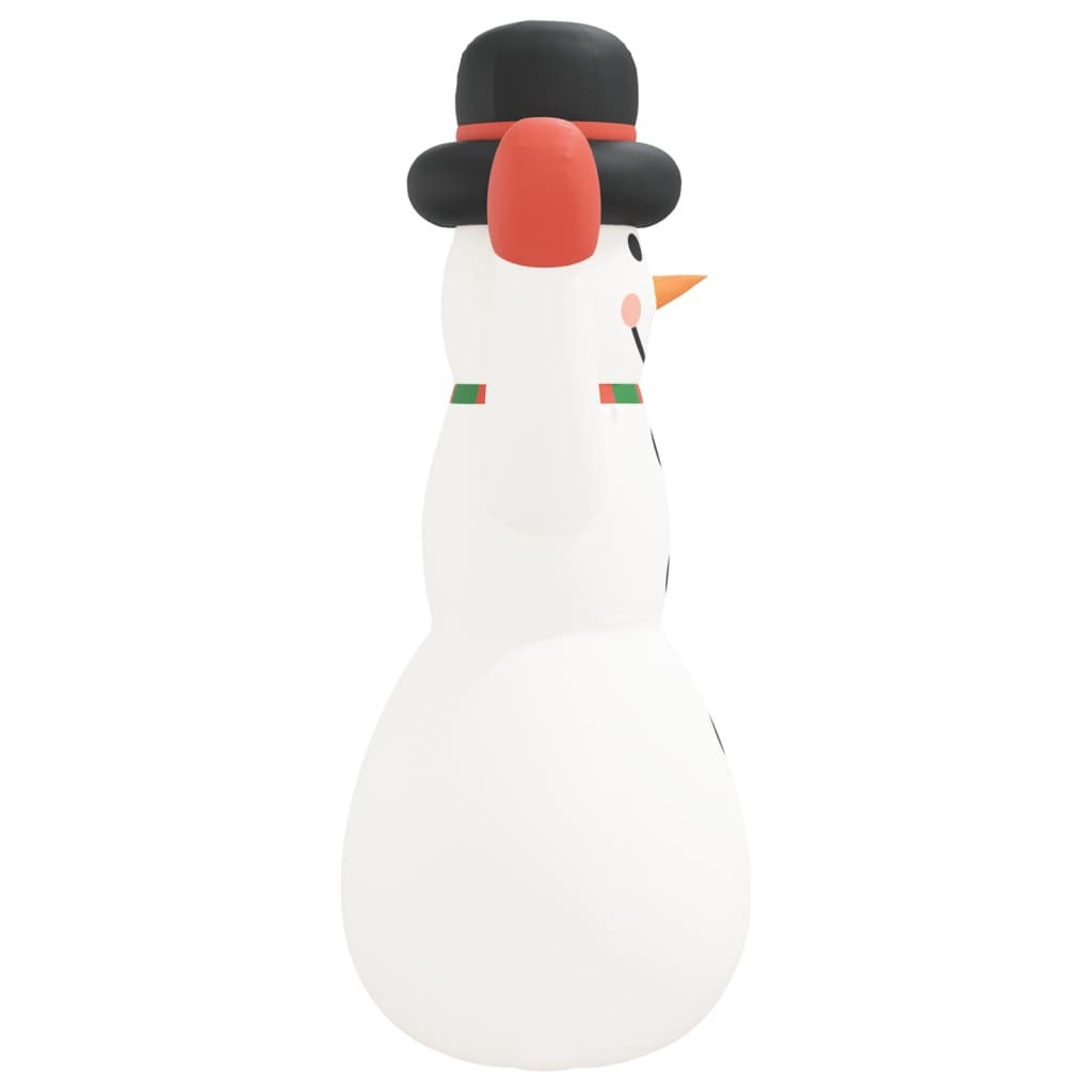 Christmas Inflatable Snowman LED Lights Oxford Fabric Outdoor Decor 455cm
