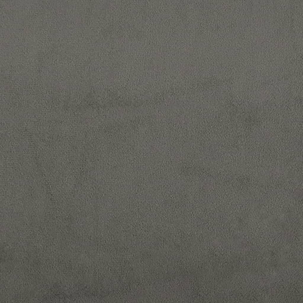 Headboards 2pc Fabric Adjustable Height Wooden Legs Support 72x78/88cm Dark Grey
