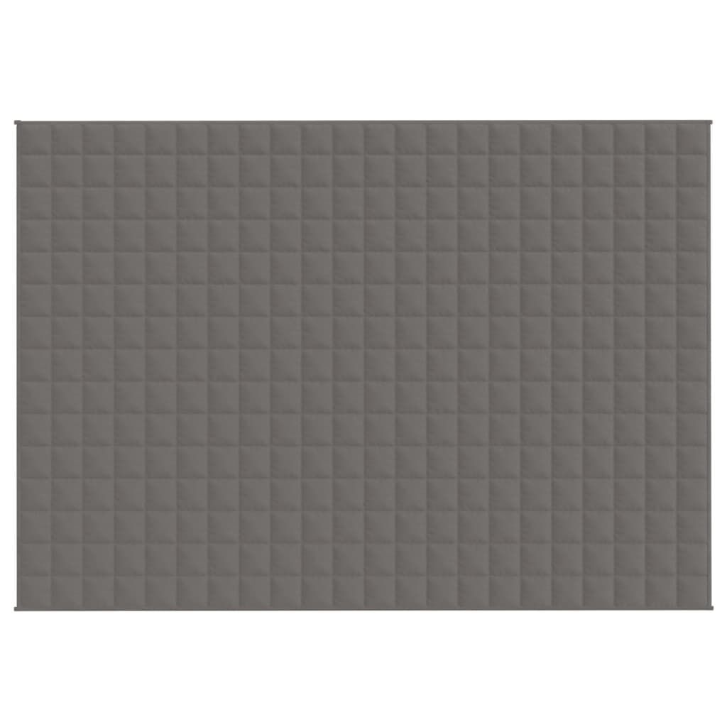 Weighted Blanket Grey 155x220 cm 7 kg Fabric