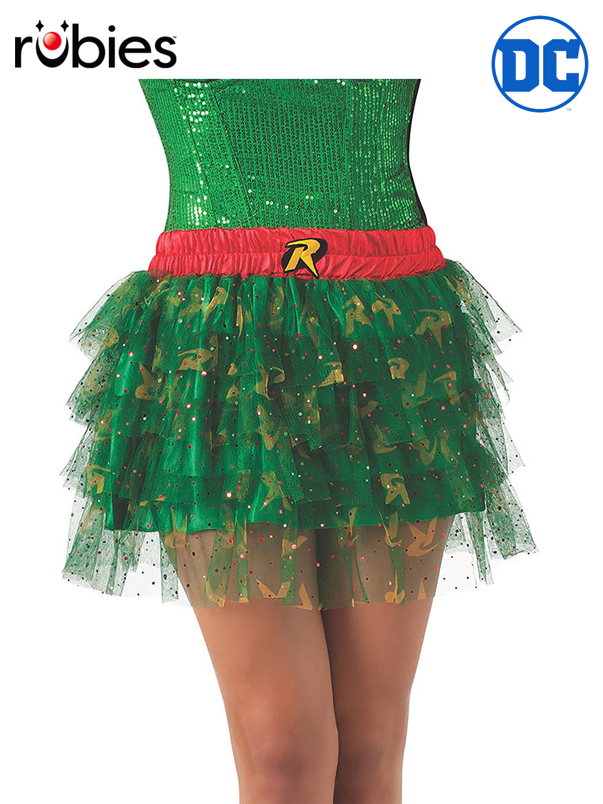 Robin Tutu Skirt for Adults DC Comics Superhero Costume Accessory Dress Up