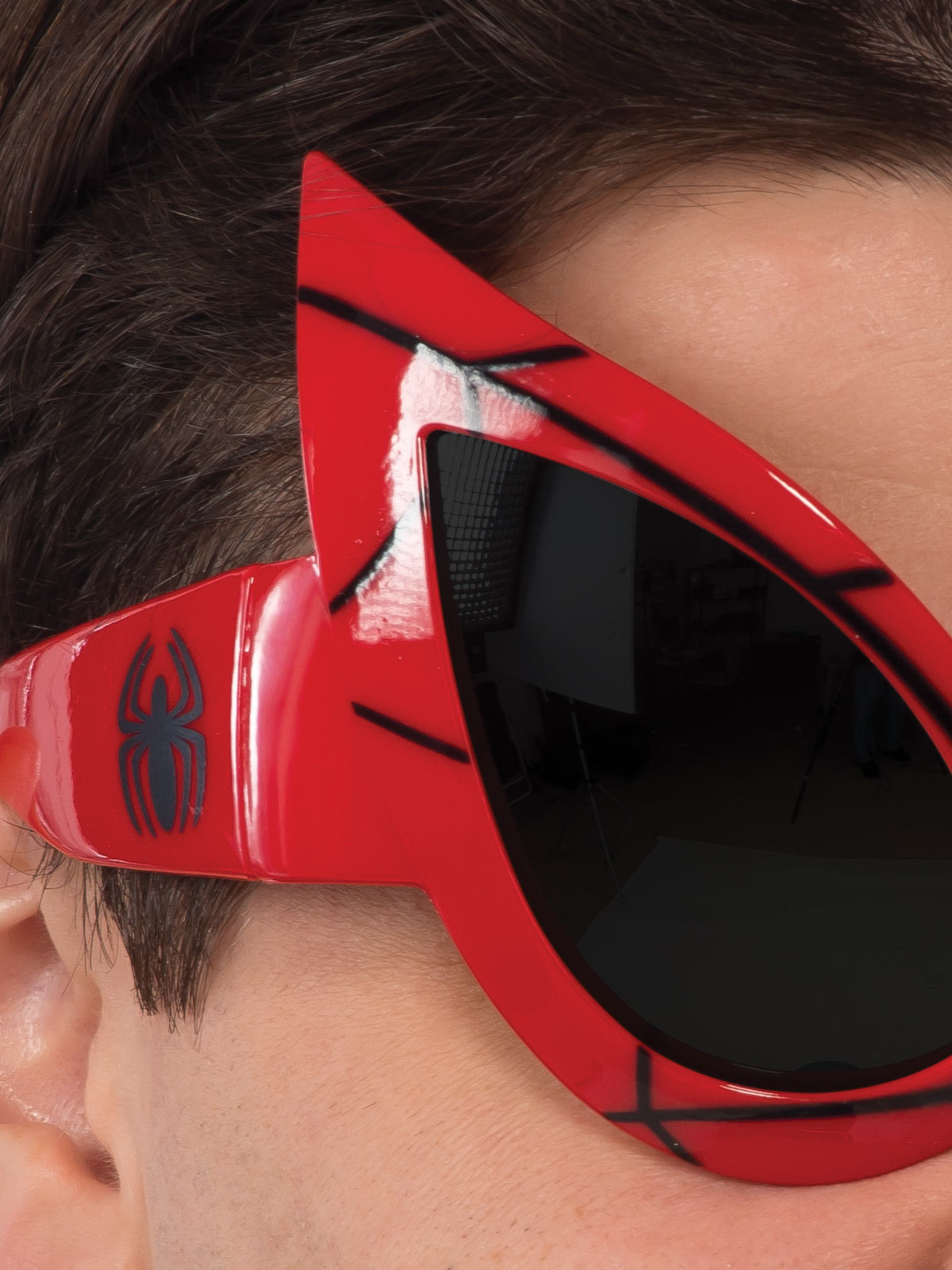 Spider Man Goggles for Adults Moulded Eye Wear with Web Superhero