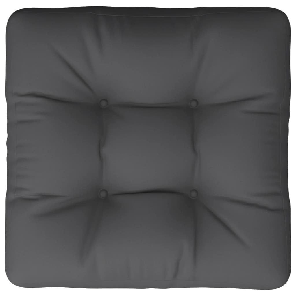 Pallet Cushion Polyester Fabric Water Resistant Outdoor 50x50x12cm Anthracite
