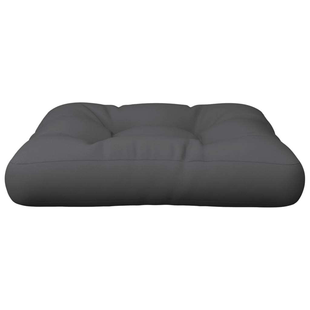 Pallet Cushion Polyester Fabric Water Resistant Outdoor 50x50x12cm Anthracite