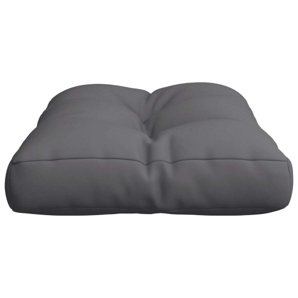 Pallet Cushion Polyester Fabric Water Resistant Outdoor 60x40x12cm Anthracite